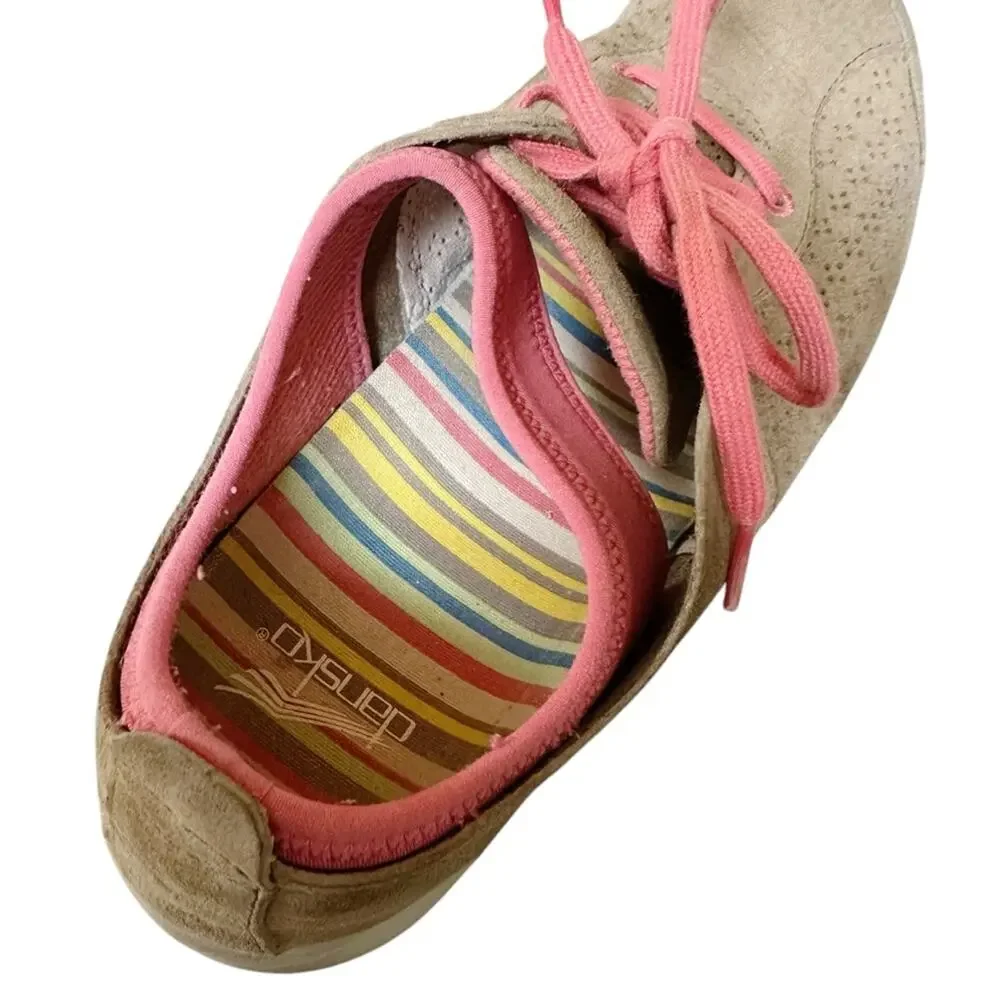 Dansko ‘Elise’ Suede Comfort Walking Shoes Oxford Sneaker